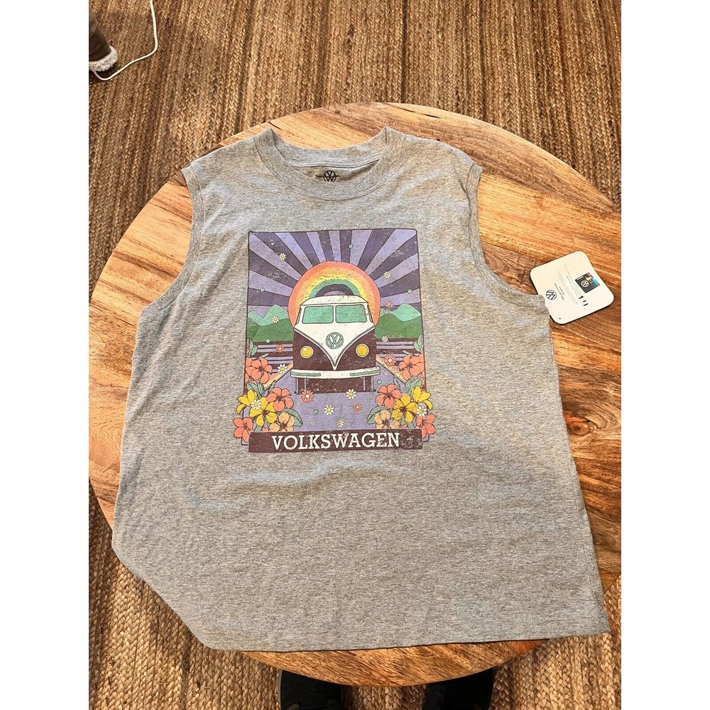 Volkswagen Tee No Sleeves XXL ISSAC MORRIS Vintage Tank Top
